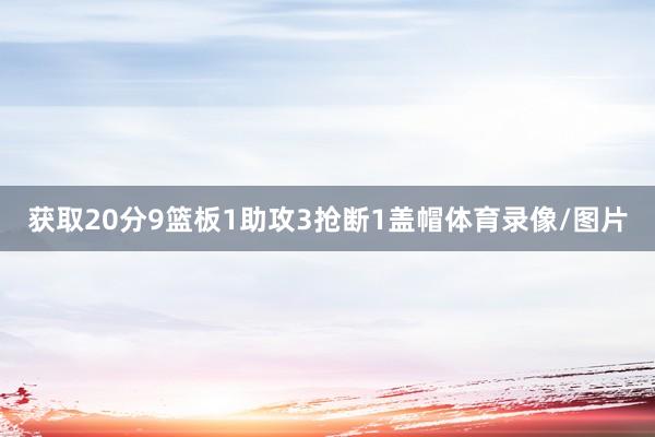 获取20分9篮板1助攻3抢断1盖帽体育录像/图片