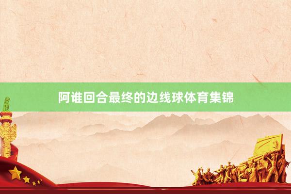 阿谁回合最终的边线球体育集锦