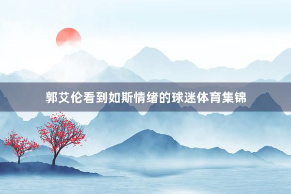郭艾伦看到如斯情绪的球迷体育集锦