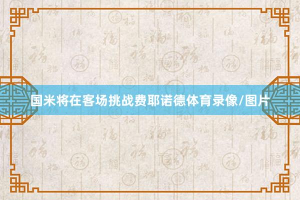国米将在客场挑战费耶诺德体育录像/图片