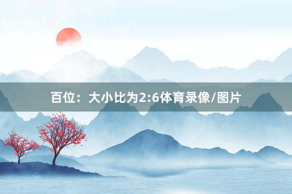 百位：大小比为2:6体育录像/图片