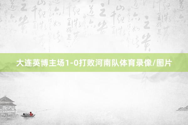 大连英博主场1-0打败河南队体育录像/图片