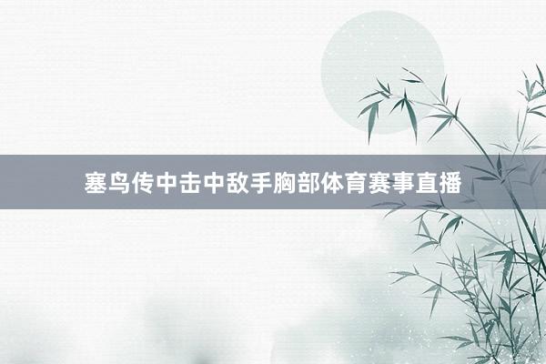 塞鸟传中击中敌手胸部体育赛事直播