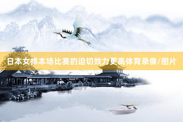 日本女排本场比赛的迫切效力更高体育录像/图片