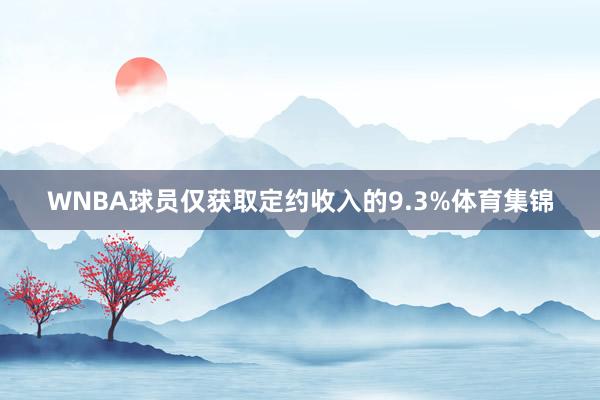WNBA球员仅获取定约收入的9.3%体育集锦