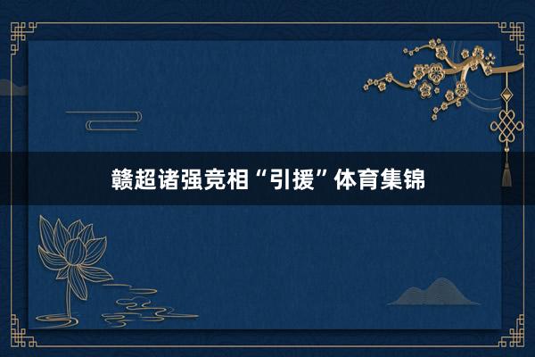 赣超诸强竞相“引援”体育集锦