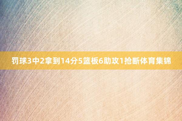 罚球3中2拿到14分5篮板6助攻1抢断体育集锦