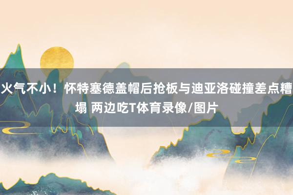 火气不小！怀特塞德盖帽后抢板与迪亚洛碰撞差点糟塌 两边吃T体育录像/图片