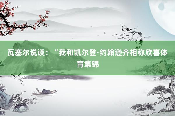 瓦塞尔说谈：“我和凯尔登·约翰逊齐相称欣喜体育集锦