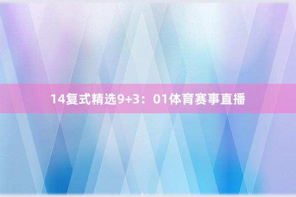 14　　复式精选9+3：01体育赛事直播