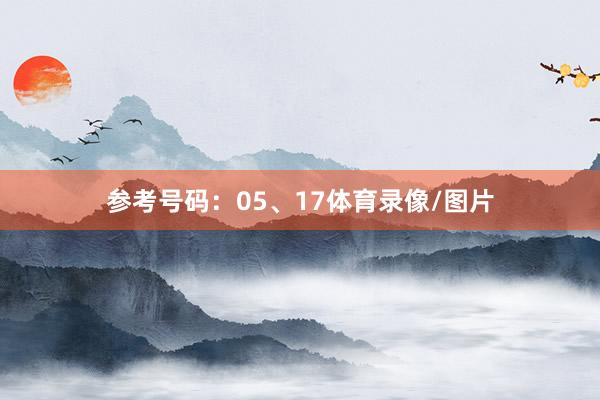 参考号码：05、17体育录像/图片