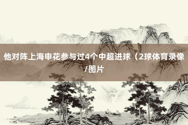 他对阵上海申花参与过4个中超进球(2球体育录像/图片